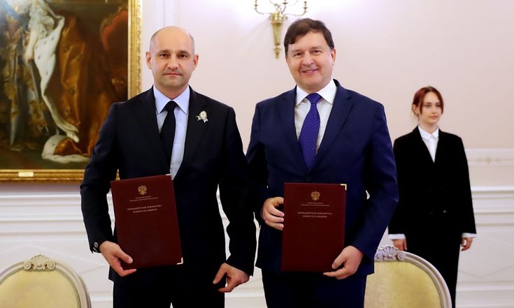 Подписание соглашения с Президентской библиотекой