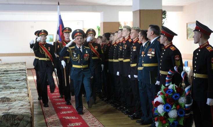 Зачисление Героя Российской Федерации подполковника Пешкова Олега Анатольевича навечно в списки 5 роты суворовцев Екатеринбургского суворовского военного училища