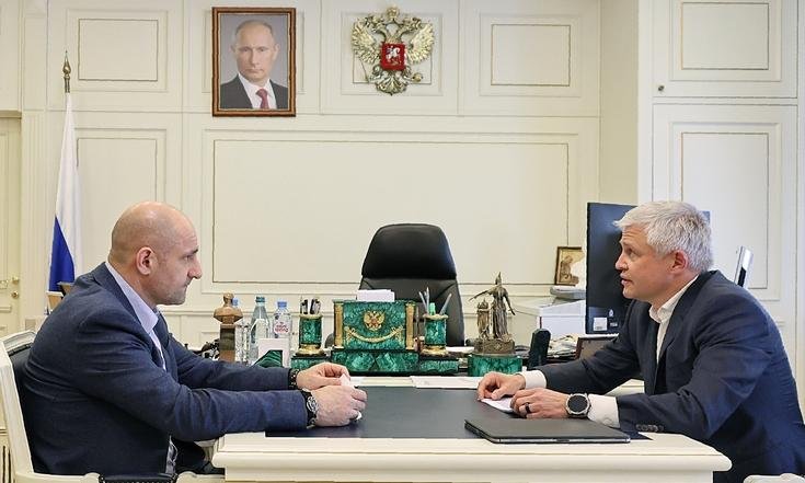 Встреча с вице-президентом, председателем Уральского банка Сбербанка Петром Колтыпиным