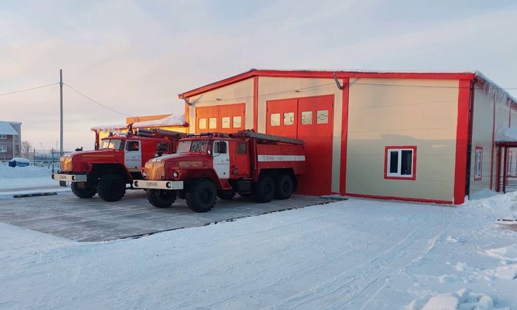 В Шурышкарах открыли новое здание пожарной части