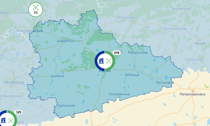 Инвестиционные площадки Курганской области теперь на инвестиционной карте России