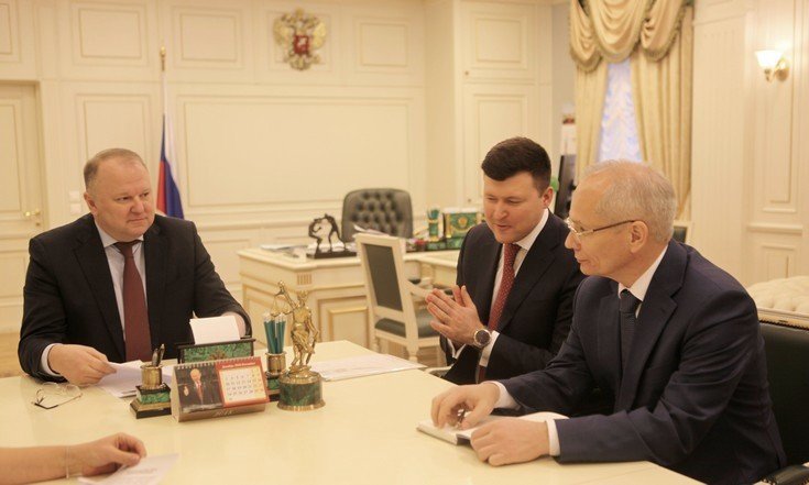 Николай Цуканов провел рабочую встречу с заместителем председателя Центрального банка Российской Федерации Русланом Вестеровским