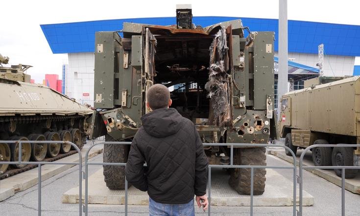 В Сургуте открылась передвижная выставка трофейной техники стран НАТО «Сила V правде - гордость и Победа»