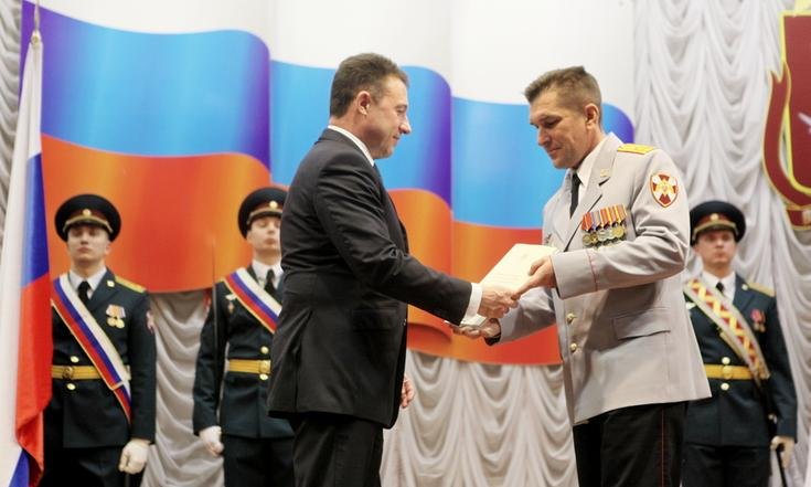 Игорь Холманских принял участие в собрании по случаю Дня войск национальной гвардии Российской Федерации
