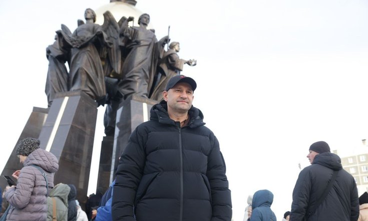 Открытие скульптурной композиции «Собор Архистратига Михаила»