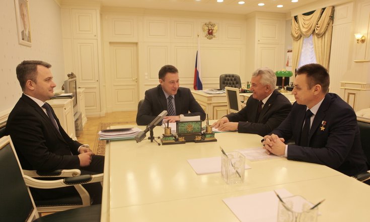 Рабочая встреча с Владимиром Крупкиным и Сергеем Ворониным