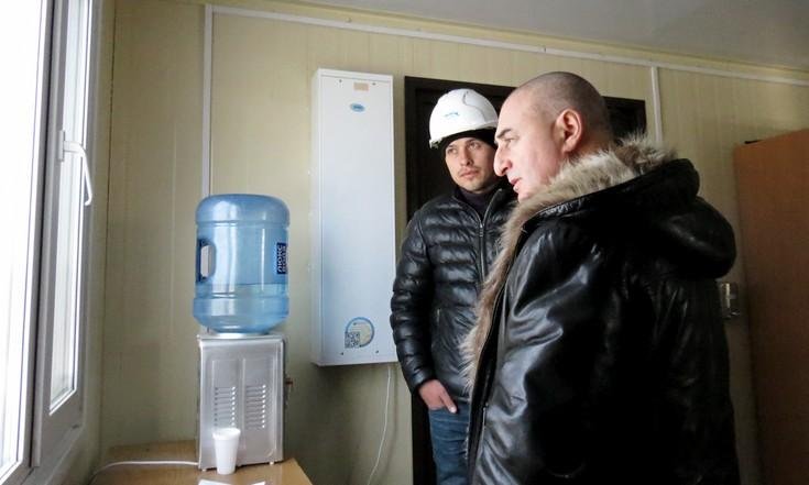 Главный федеральный инспектор по Челябинской области посетил строительную площадку инфекционной больницы