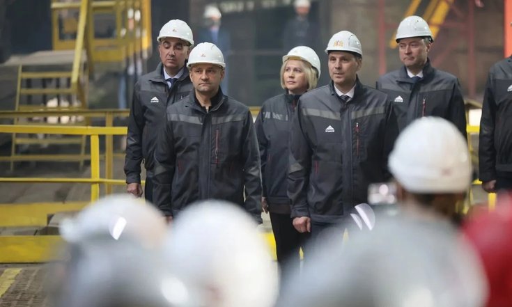 Посещение Среднеуральского медеплавильного завода