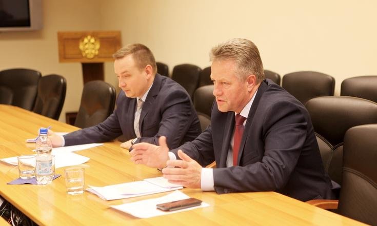 С.Морев провел рабочую встречу с заместителем губернатора Курганской области А.Карповым