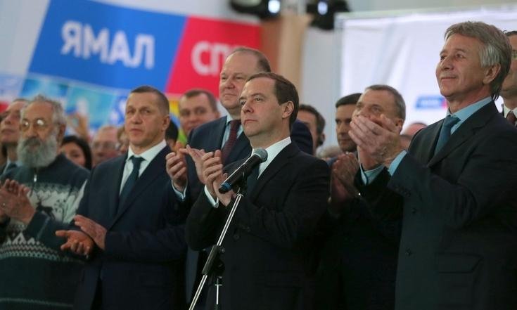 Рабочая поездка Д.А.Медведева на Ямал