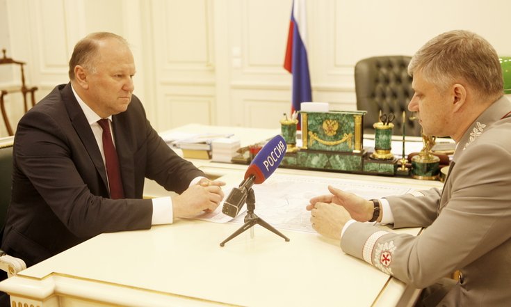 Встреча с главой РЖД Белозеровым