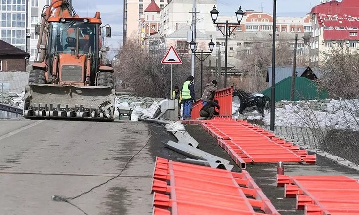 В Кургане готовят к открытию Кировский мост