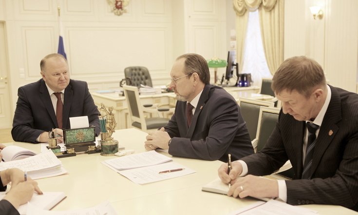 Николай Цуканов провел рабочую встречу с начальником Главгосэкспертизы России Игорем Маныловым