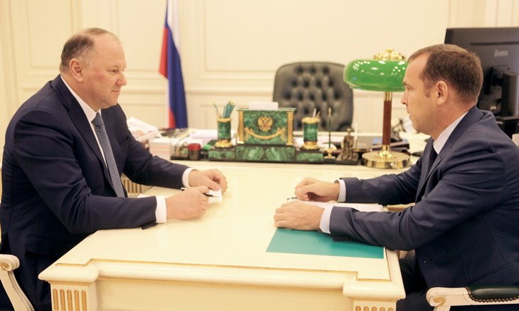 Николай Цуканов провел рабочую встречу с временно исполняющим обязанности губернатора Курганской области Вадимом Шумковым