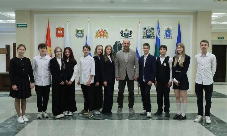Встреча с уральскими школьниками