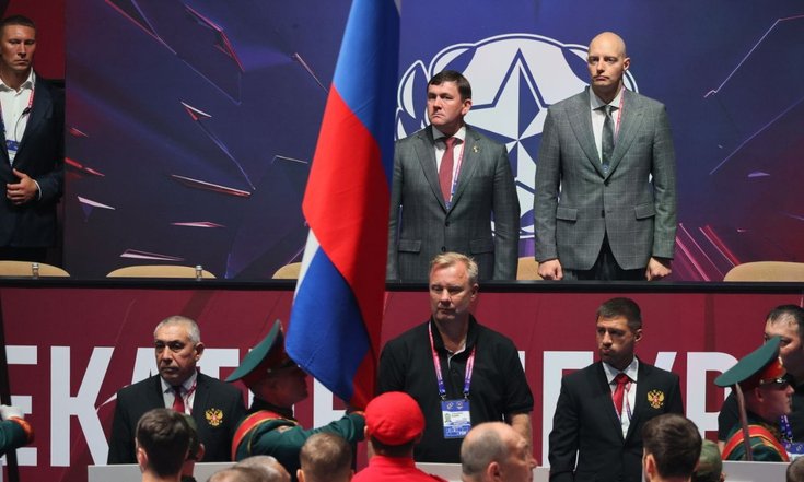 Открытие Чемпионата России по боксу среди мужчин памяти Маршала Жукова в Екатеринбурге