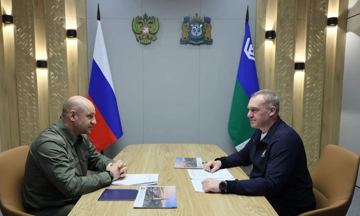 Рабочая встреча с губернатором ХМАО-Югры Русланом Кухаруком