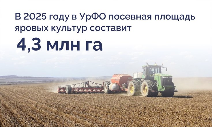 В регионах Уральского федерального округа стартовала посевная кампания
