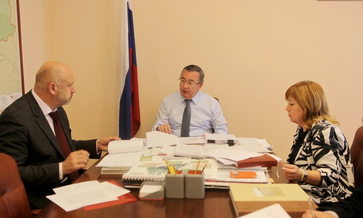 Рабочая встреча с заместителем губернатора Челябинской области Сергеем Шалем