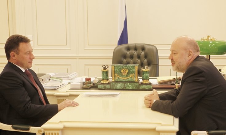 Рабочая встреча с Павлом Крашенинниковым