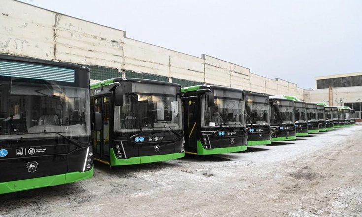 В Тюмени 34 новых автобуса выйдут на линию с 1 января 2024 года