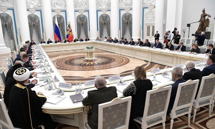 Заседание Российского организационного комитета «Победа»