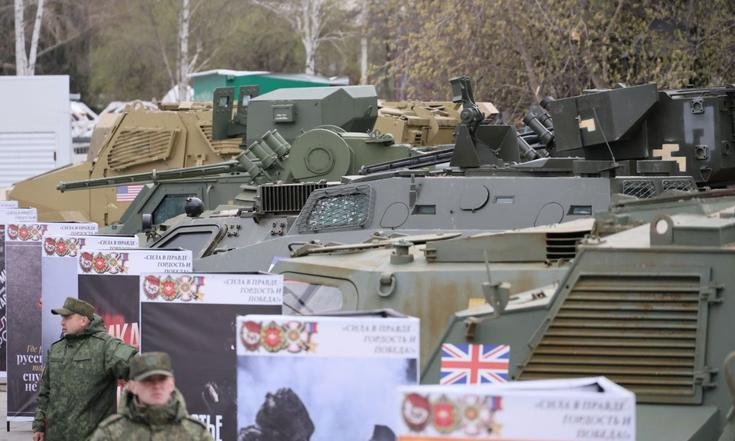 В Екатеринбурге открылась выставка трофейной техники НАТО «Сила в правде – гордость и Победа!»