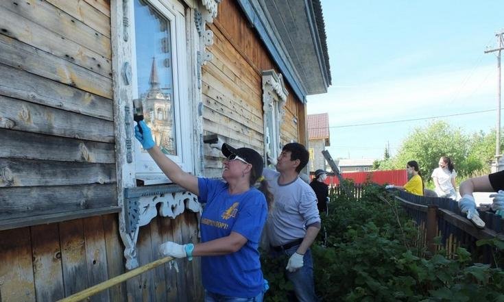 Волонтеры «Том Сойер фест» восстановили первый дом в Тобольске