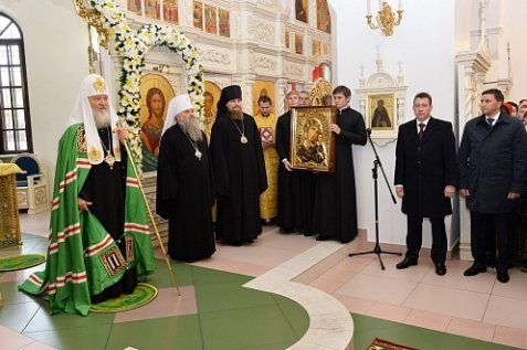 Визит Святейшего Патриарха Московского и Всея Руси Кирилла в город Салехард Ямало-Ненецкого автономного округа