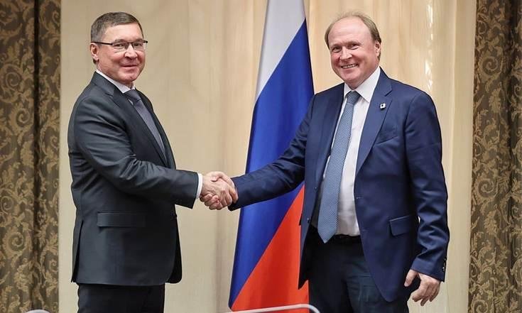 Владимир Якушев встретился с советником Президента России Владимиром Толстым