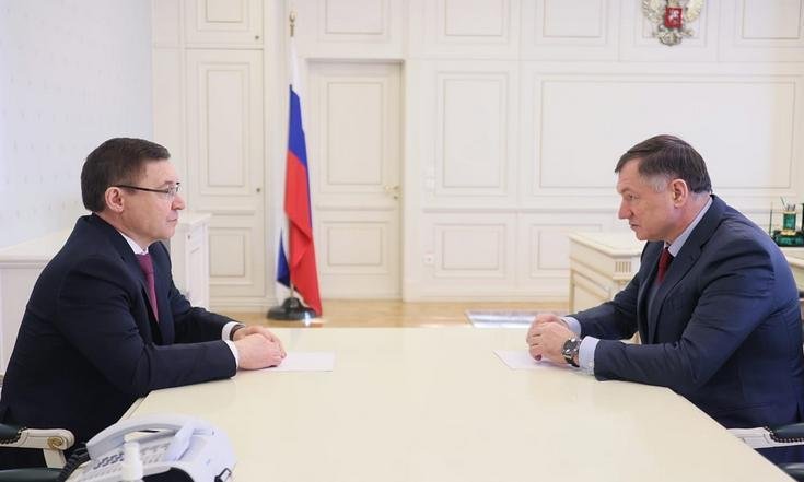 Рабочая встреча с заместителем Председателя Правительства России Маратом Хуснуллиным
