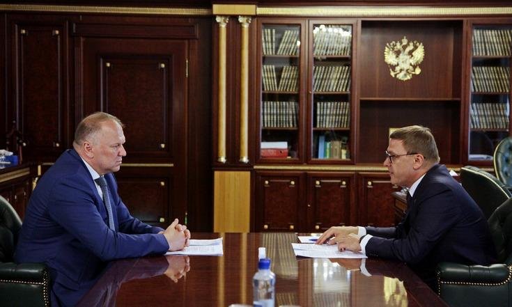 Николай Цуканов и Алексей Текслер провели двустороннюю встречу